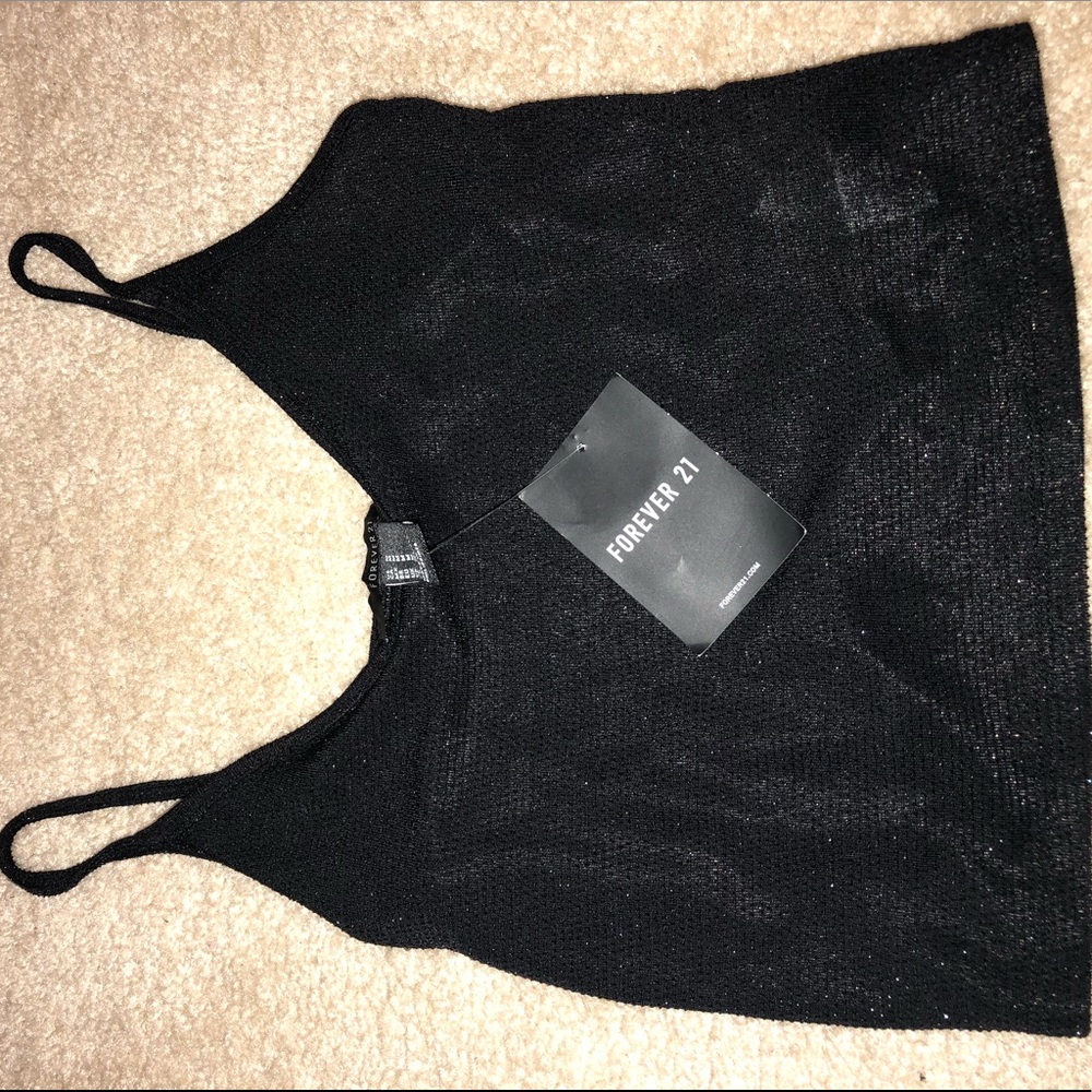 Forever 21 Glitter tank top